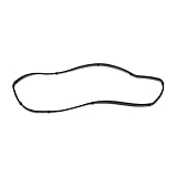 Partuto Water Pump Assembly Gasket No.94810653300 Engine Water Coolant Pump Gasket Seal for Porsche Cayenne 2008-2018 Rubber Black Long-lasting Sealing