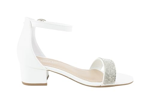 Image of Lucky Top Girls Dress Sandal Low Heel Ankle Strap