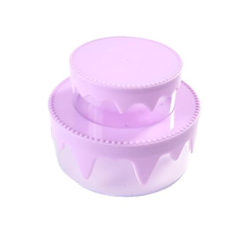 Double layer cake box storage hairpin headband, DIY cake style, exercise hands-on ability, imitation of play house (Color-1)
