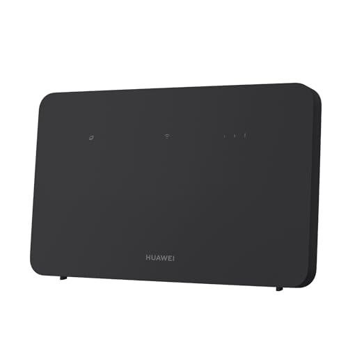 Huawei 4G CPE 5, LTE-WLAN-Router mit 400 Mbit/s, Wi-Fi 6, 4G-Nano-SIM-Steckplatz entsperrt, Keine Konfiguration erforderlich, 128 Geräte verbinden, Visualisierte WLAN-Diagnose, 30 Monate Garantie