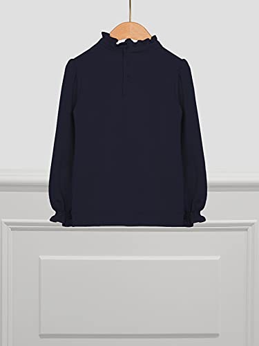 Abel & Lula Turtleneck for Girls Navy2