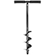 VIDETOL Erdbohrer Hand, 10 x 60 cm Garten Handerdbohrer Set, Schwarz Handerdbohrer, Stahl Erdbohrer für Akkuschrauber, Garten Pflanzen, Tiefkultivieren