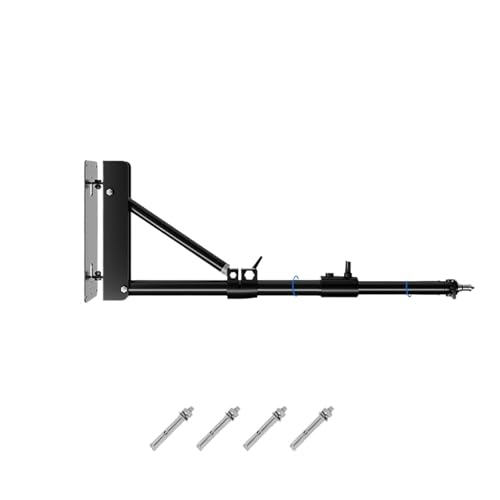 Brazo pared 135-170cm elimina trípodes del suelo compatible con Neewer soporte luz de 100cm