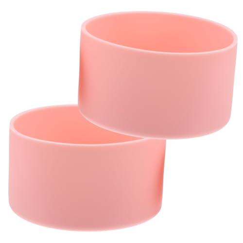 Coque en silicone protecteur manche de fond de bouteille isotherme et verre