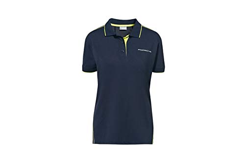 Teilecom – 10% orig. Porsche Sport - Polo para mujer (talla S 36/38), color azul oscuro y verde