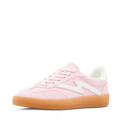 Madden Girl Women's Giia Sneaker, Light Pink/White, 8