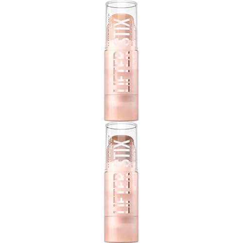 Pack Duo, Maybelline New York Stick Facial Multiusos para Contouring, Efecto Lifting, Acabado Natural, Face Lifter Stix, Tono 20 + Tono 70