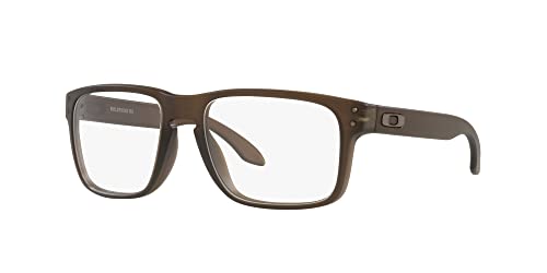 Oakley Armação masculina Ox8156 Holbrook Rx quadrada para óculos de grau, Lente de demonstração/fumê