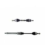 Wajir 2pcs Complete CV Joint Axle Shaft Assembly Right Passenger Left Driver Front Side Set Automatic Transmission 3572658957447-03013R for Ford for Focus 2.0L 2012-2018 NCV11183 NCV11182 WJR1415