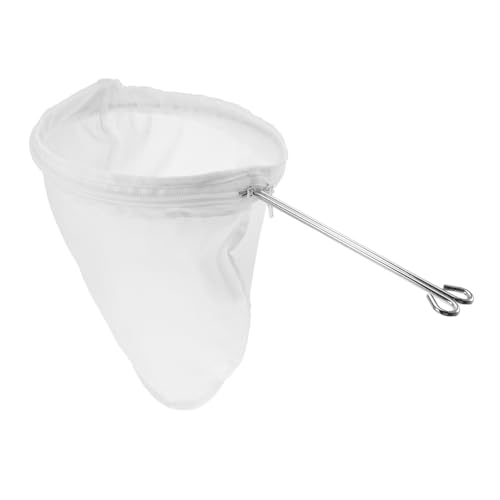 ABOOFAN 1 Lot De Sachets Pour Lait De Noix : Sachets Filtrants En Tissu Pour Le Thé, Le Lait Et Le Café En Vrac, Avec Anneau En Acier, Pour Usage Domestique Et Commercial