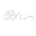 X-DREE 56mm Dia pojedynczy zacisk zaciskowy 10 sztuk do obudowy kanistra filtra wody RO(Soporte de pinza de un solo clip de 56 mm de diámetro 10pcs para la carcasa del recipiente del filtro de agua RO