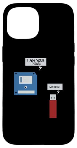 フロッピーディスク:I Am Your Fath.USBフラッシュメモリ:いいえ。 スマホケース iPhone 15 用