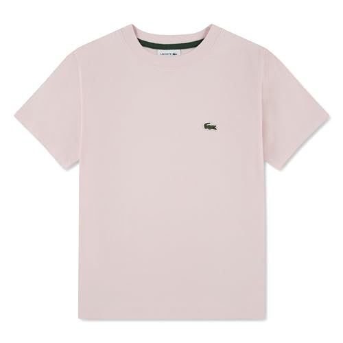Lacoste - Playera de Punto para niño, Rosa Claro, 16