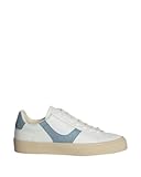 Corina Zapatillas Deportivas M5060, Blanco con Detalles en Azul, Suela Flexible, Estilo Casual, Mujer (Azul, Sistema Tallas Calzado EU, Adulto, Mujer, Números, Mediano, 38)