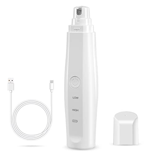 MENGKK Dog Claw Care Rechargeable Electric Nail Clipper for Dogs