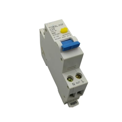 Disjoncteur 25A 6KA TOB3L-32F avec protection fuite et surintensité efficace