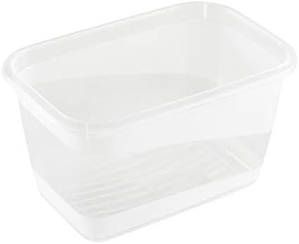 keeeper Tiefkühldosenset 4-teilig, Wiederbeschreibbarer Deckel, 4 x 750 ml, 15,5 x 10,5 x 8,5 cm, Mia Magic Ice, Nordic Blue