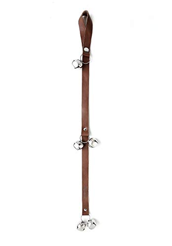 image for Mighty Paw Leather Tinkle Bells, Premium Leather Dog Doorbells, Extra 