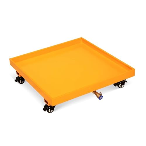 Palette anti-fuite amovible et plateau de confinement en acier