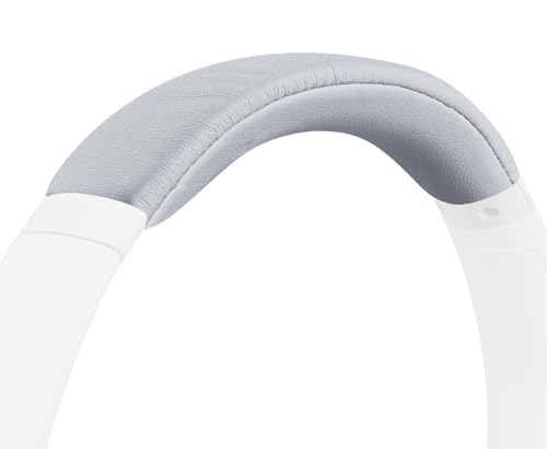 Image of SOULWIT Protein Leather Headband Cover for Sony WH-CH710N /WHCH710N /WHCH710 /CH710 (Do Not Fit WH-CH700N /WH-CH720N) Headphones, Replacement Headstrap Pad Repair Part - Grey