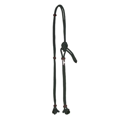 Corde en nylon Noir MUSTANG Headstall aux finitions soignées durables