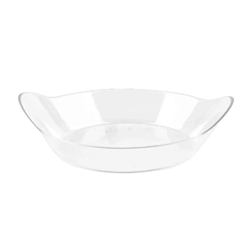 パーティー 結婚式用 プラスチックトレイ 透明な使い捨てミニデザートプレート kxzlhaa 使い捨てケチャップ・サラダドレッシング皿 アペタイザーサービングボウル ヨーグルトボウル (250 枚)