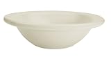 CAC China REC-10 Rolled Edge 6-3/8-Inch Stoneware Grapefruit Bowl, 13-Ounce, American White, Box of...