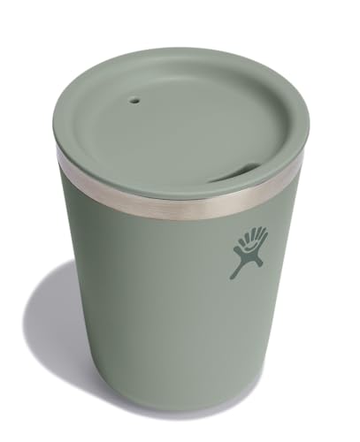 Hydro Flask 12 Oz Outdoor Coffee Tumbler – Stainless Steel Insulated Travel Cup – Camping Mug Agave Green - image 2