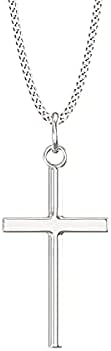 Aeon Crucifix Cross Necklace - 925 Sterling Silver