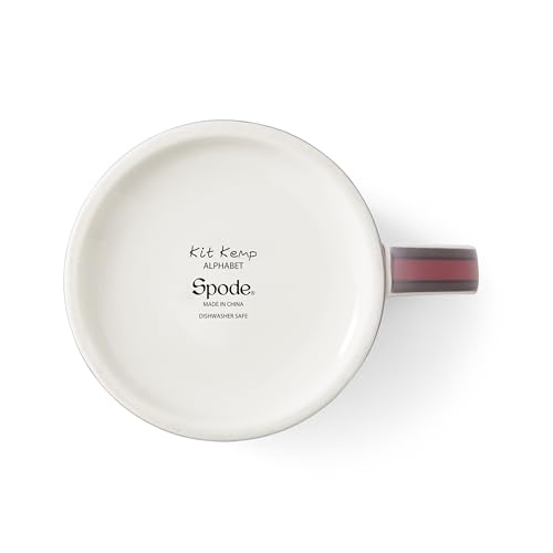 Spode Kit Kemp Mug Letra R 12 Oz Rojo miniatura 5