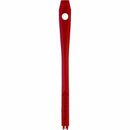 1/2 in W Detail Brush, Stiff, 5 1/2 in L Handle, 2 in L Brush, Red, Plastic, 8 in L Overall - 1 Each by Vikan - Image 8