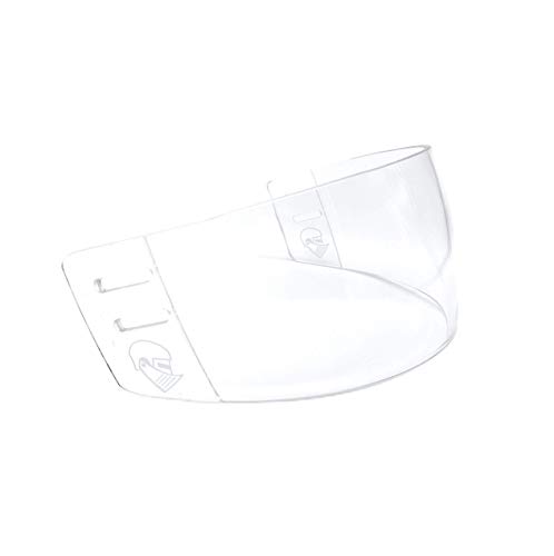 Wargate Hockey Straight-Cut Pro Clear Visor For Adults (Anti-Scratch/Anti-Fog) Ce Certified #TOP3