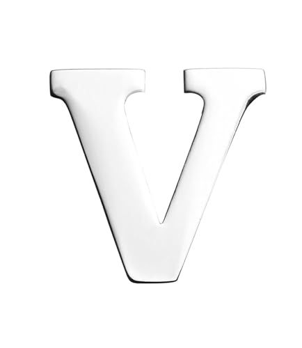 Image of vmcoatdu A-Z Initial Pins 26 Letters Pins 18K Gold Plated and Silver Tone Metal Brooch Breastpin Badge