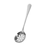 MAGICLULU Servierlöffel Mit Löchern Perforierter Löffel Für Haushalt Kleiner Schlitzlöffel Küchensieb Zum Abseihen Von Nudeln Und Gemüse