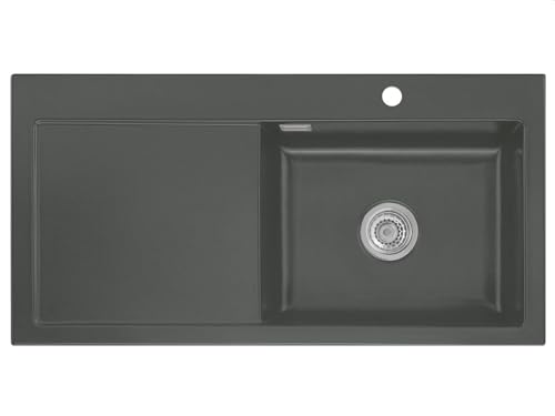 Preisvergleich Produktbild Systemceram Mera 100 SL Lava Keramikspüle Handbetätigung