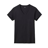 [グンゼ] Ｔシャツ Ｖネック 綿100 YG YN0015 メンズ ブラック M