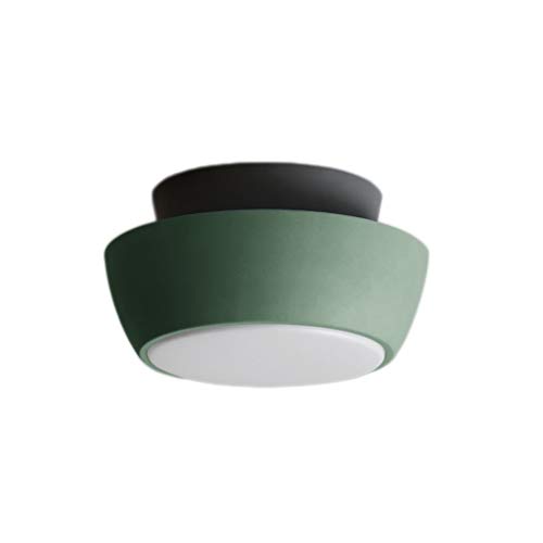 Lampe LED plafond salon et chambre moderne vert lumière blanche