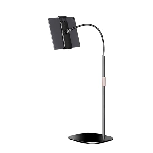 Suporte de Chão para Celular e Tablet, Ajuste Universal de 360 Graus, Adequado para Uso com Celulares/Tablets/Kindle de Tela de 4 a 11 Polegadas