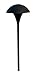 Dabmar Lighting LV67-B Large Top Mushroom Path Light, 20W 12V, Black Finish