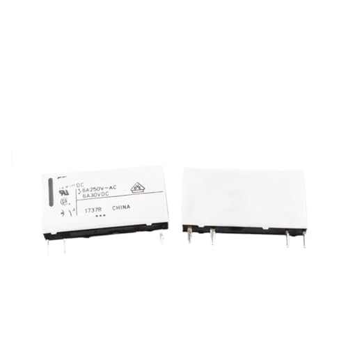 Relais LYAA012Y 12 V 6 A 4 broches pour circuit imprimé - Lot de 2 pièces