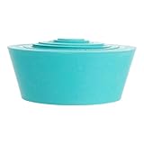 Holibanna 9-pcs Rubber Stopper Filter Adapter Cone with Smooth Funnel Filtration for Chemistry Lab Use