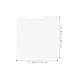 Menolana Record Dividers Card Dividers Thin DIY Double Sided Quick Find 12 inch Category Markers for Lp Storage DVD Organization, White