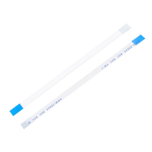 Image of sourcing map 5pcs FFC Flexible Flat Cable, 8 Pins 0.5 mm Pitch 100mm FPC FFC Flexible Ribbon Cable for LCD TV Car Audio DVD Player Laptop (B Type)