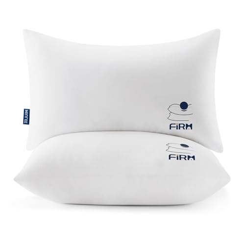 MIULEE 12x20 Throw Pillow Inserts Set of 2, Decorative Throw Pillows for Couch Sofa Bed, 100% Virgin Fiber Filling