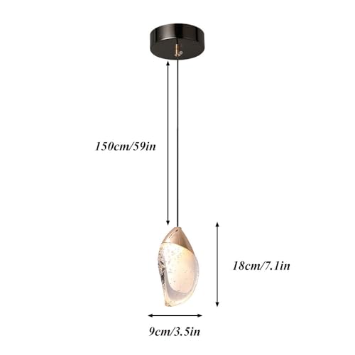 Lámpara colgante LED de 3W para eliminar sombras en mesitas de noche y dormitorios modernos 5