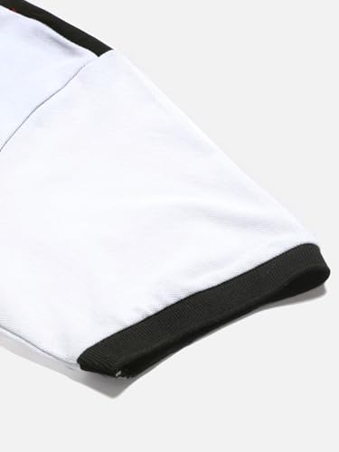 Image of KOTTY Men Solid Spread Collar Cotton Blend T-Shirt