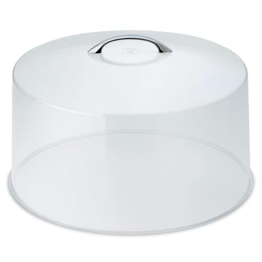 Winco, Clear CKS-13C Round Acrylic Cake Stand Cover, 12-Inch, 1 Pack