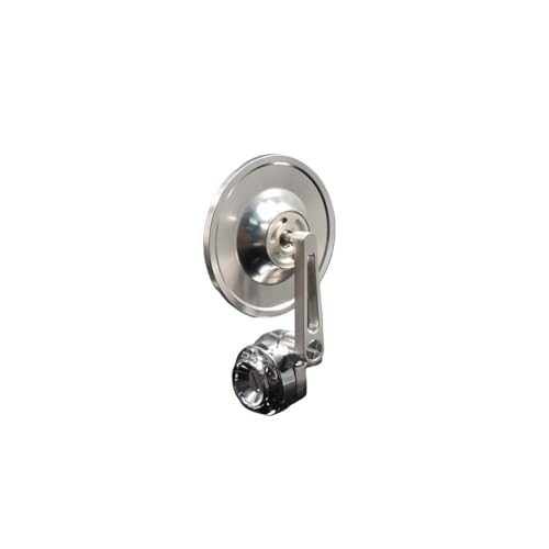 Espejos laterales para motocicleta con cristal antirreflejos y anclaje de 22mm