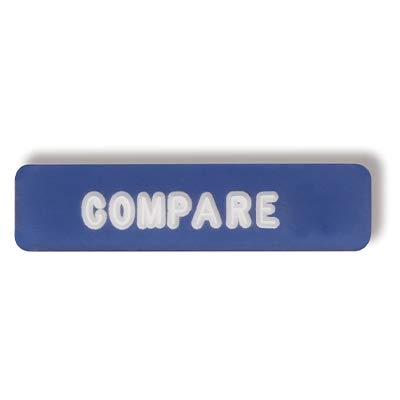 Word X-Ray Markers (Plastic) - 6-7 Characters, 1/4" Lead Letters/Numbers, Blue