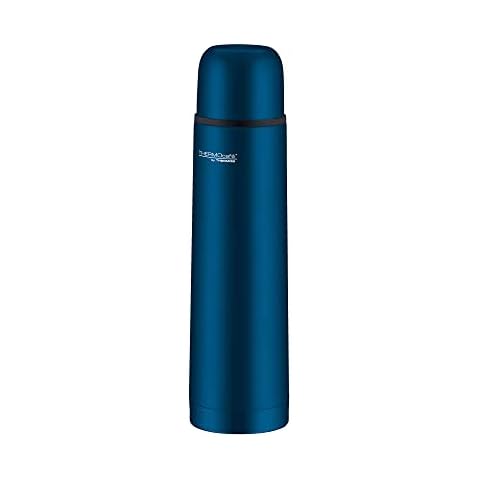 THERMOcafé by THERMOS Everyday Thermos Flask, Stainless Steel, Blue 700 ml, Insulated Flask, Leak-Proof, Thermos Flask with Cup Keeps Hot for 12 Hours, Cold for 24 Hours, BPA-Free Cover